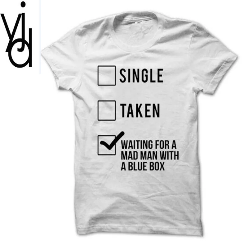 Women Summer 2019 Letter Printing T-shirt Das DOCTOR WHO Mad Man With A Blue Box Matt Smith David Tennant Unisex & T-Shirt
Women Summer 2019 Letter Printing T-shirt Das DOCTOR WHO Mad Man With A Blue Box Matt Smith David Tennant Unisex & T-Shirt