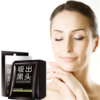 Face Nose Blackheads Pores Acne Removal Activated Carbon 1 Step Fast remove Blackheads Bamboo charcoal black mask 10Pcs
Face Nose Blackheads Pores Acne Removal Activated Carbon 1 Step Fast remove Blackheads Bamboo charcoal black mask 10Pcs