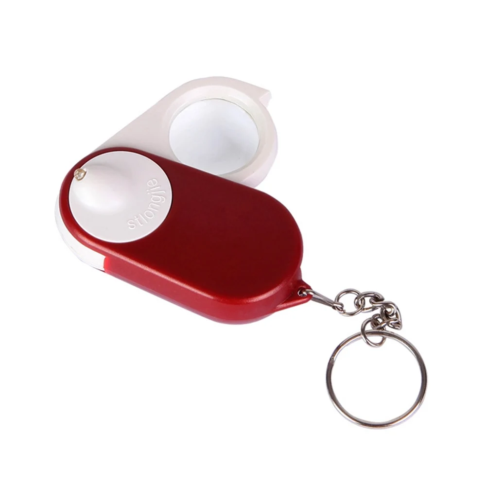 10X Optical Magnifier with LED Light Portable Folding Keychain Magnifying Loupe Illuminated Reading Glass Jewelry Coins Tools
10X Optical Magnifier with LED Light Portable Folding Keychain Magnifying Loupe Illuminated Reading Glass Jewelry Coins Tools