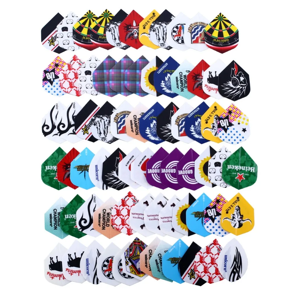 12/30/60/72/90pcs Dart Flights Multiple Styles Colorful PET Darts Wing Tail 2D Cool Standard Dart Flights Dart Accessories
12/30/60/72/90pcs Dart Flights Multiple Styles Colorful PET Darts Wing Tail 2D Cool Standard Dart Flights Dart Accessories