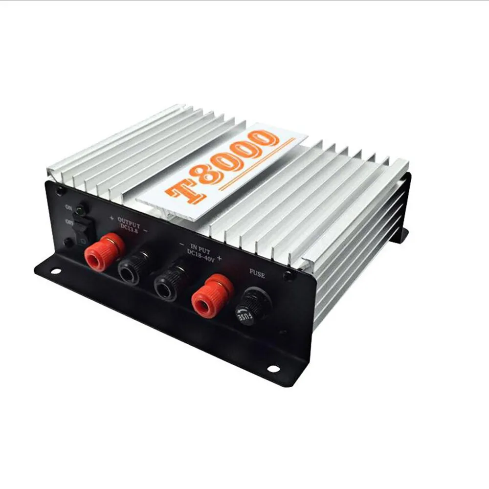 2PCS/LOT T8000 Transformer 24V to 13.8V 45A Regulator Power supply for Mobile Two way Radio/Car Radio 18V-40V In 13.8V 45A Out
2PCS/LOT T8000 Transformer 24V to 13.8V 45A Regulator Power supply for Mobile Two way Radio/Car Radio 18V-40V In 13.8V 45A Out
