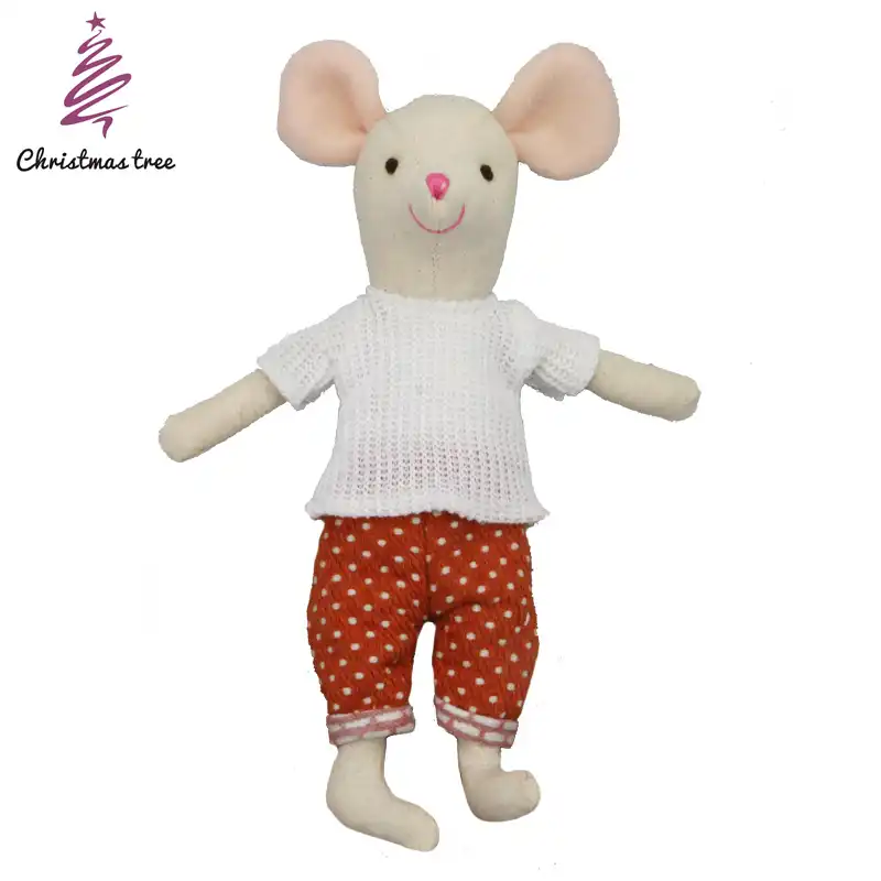 stuffed doll toys stuffed plush animal toy cute mouse doll new