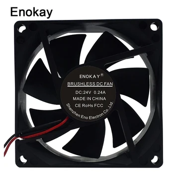 New Fan Controller Computer Enokay 8025 80mmx25mm DC Fan Cooler Cooling 12V 24V 2wire 2pin Connector With Grill
New Fan Controller Computer Enokay 8025 80mmx25mm DC Fan Cooler Cooling 12V 24V 2wire 2pin Connector With Grill