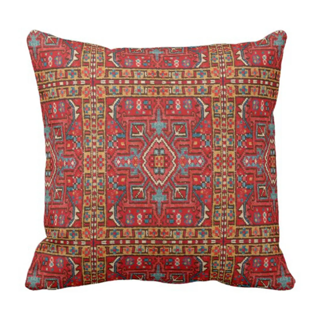 Throw Pillow Cover Red Vintage Faux Carpet Section Oriental Blue Turkish Pillow Case Home Square Pillowcase
Throw Pillow Cover Red Vintage Faux Carpet Section Oriental Blue Turkish Pillow Case Home Square Pillowcase