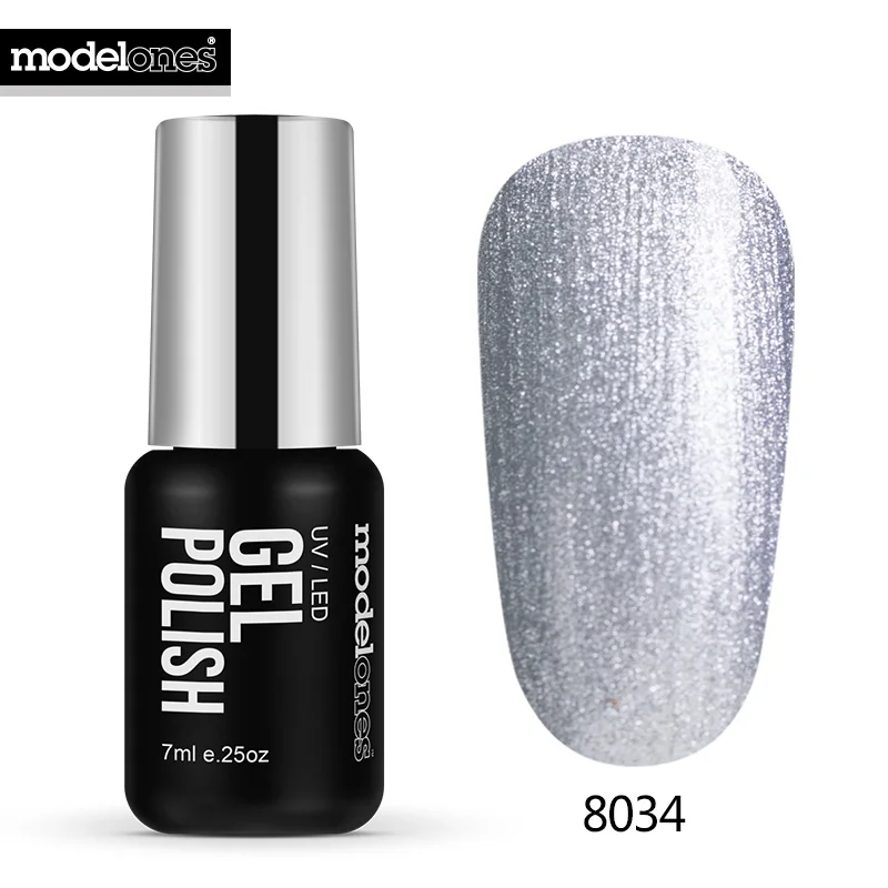 Modelones 7ML Silver Glitter Nail Gel Polish UV Led Gel Nail Polish Soak OFF Gel Polish Need Base Coat Top Coat Gelpolish
Modelones 7ML Silver Glitter Nail Gel Polish UV Led Gel Nail Polish Soak OFF Gel Polish Need Base Coat Top Coat Gelpolish