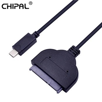 CHIPAL USB-C USB 3.1 Type C To SATA 22pin Cable Type-C Cable Adapter External HDD 2.5" Hard Drive Disk Converter For Macbook
CHIPAL USB-C USB 3.1 Type C To SATA 22pin Cable Type-C Cable Adapter External HDD 2.5" Hard Drive Disk Converter For Macbook