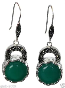 brinco wedding wholesale good New 925 Sterling Natural Green gem Marcasite Dangle Earrings for women jewelry
brinco wedding wholesale good New 925 Sterling Natural Green gem Marcasite Dangle Earrings for women jewelry