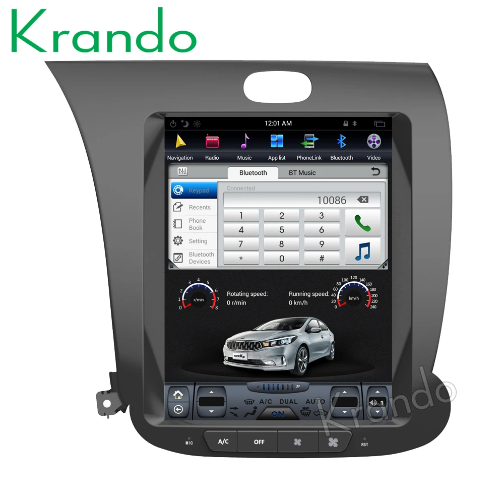 Krando Android 8.1 10.4" Vertical screen car multimedia player GPS for Kia K3 navigation system entertainment stereo audio BT
Krando Android 8.1 10.4" Vertical screen car multimedia player GPS for Kia K3 navigation system entertainment stereo audio BT