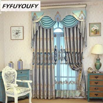 Curtains for Living Room European Valance Bedroom European Luxury Thickening Chenille Embroidery Curtain
Curtains for Living Room European Valance Bedroom European Luxury Thickening Chenille Embroidery Curtain