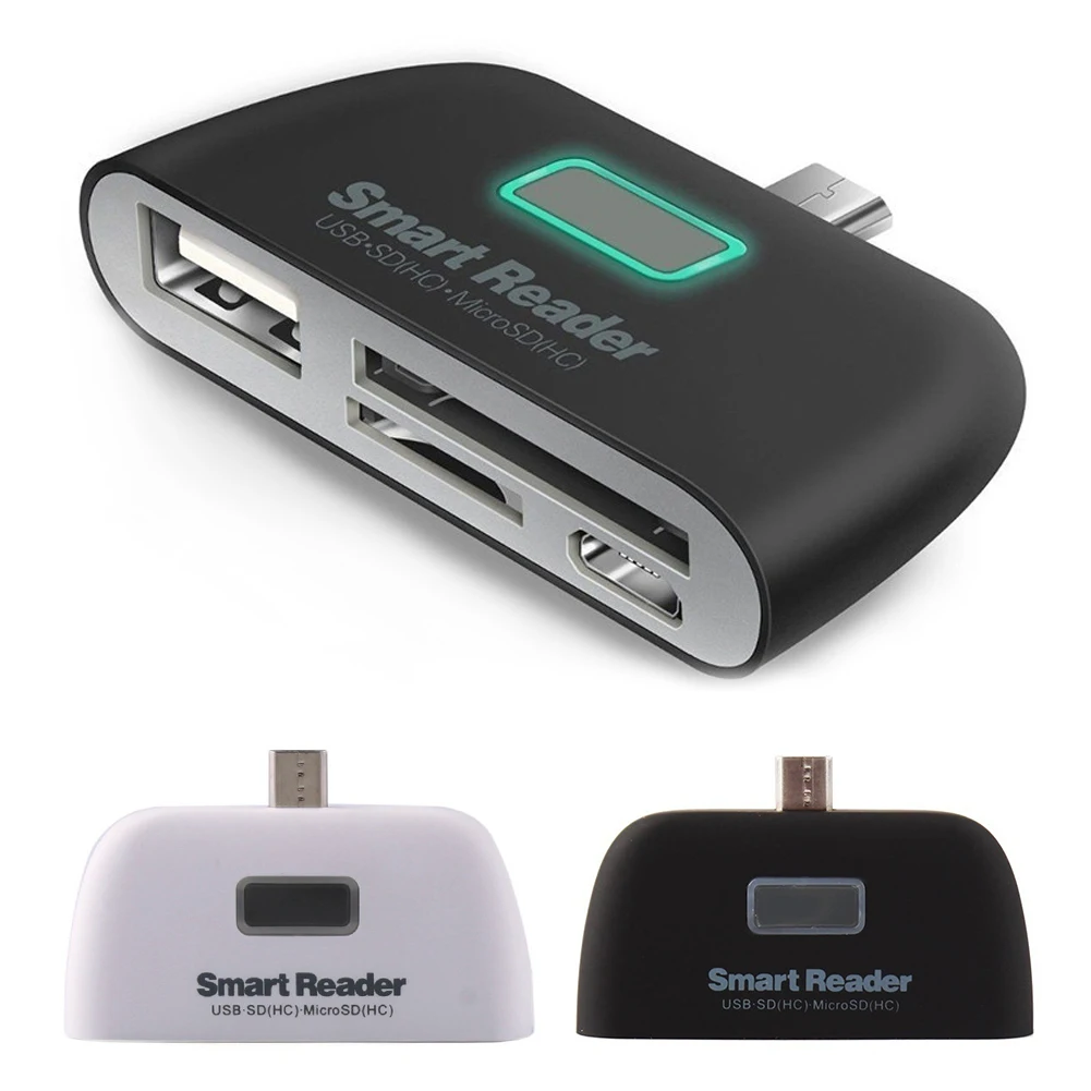 Plug And Play ABS Quick Transmission OTG Multifunctional Card Reader Stable Micro USB Android Phone Use TF/ Portable
Plug And Play ABS Quick Transmission OTG Multifunctional Card Reader Stable Micro USB Android Phone Use TF/ Portable