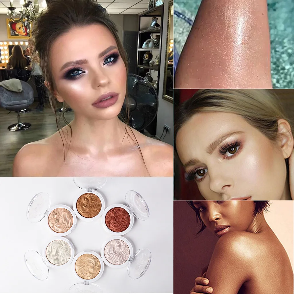 Highlighter face powder Make Up Shimmer Cream Face Highlight Eyeshadow Glow Bronzer maquiagem profissional completa wholesale
Highlighter face powder Make Up Shimmer Cream Face Highlight Eyeshadow Glow Bronzer maquiagem profissional completa wholesale