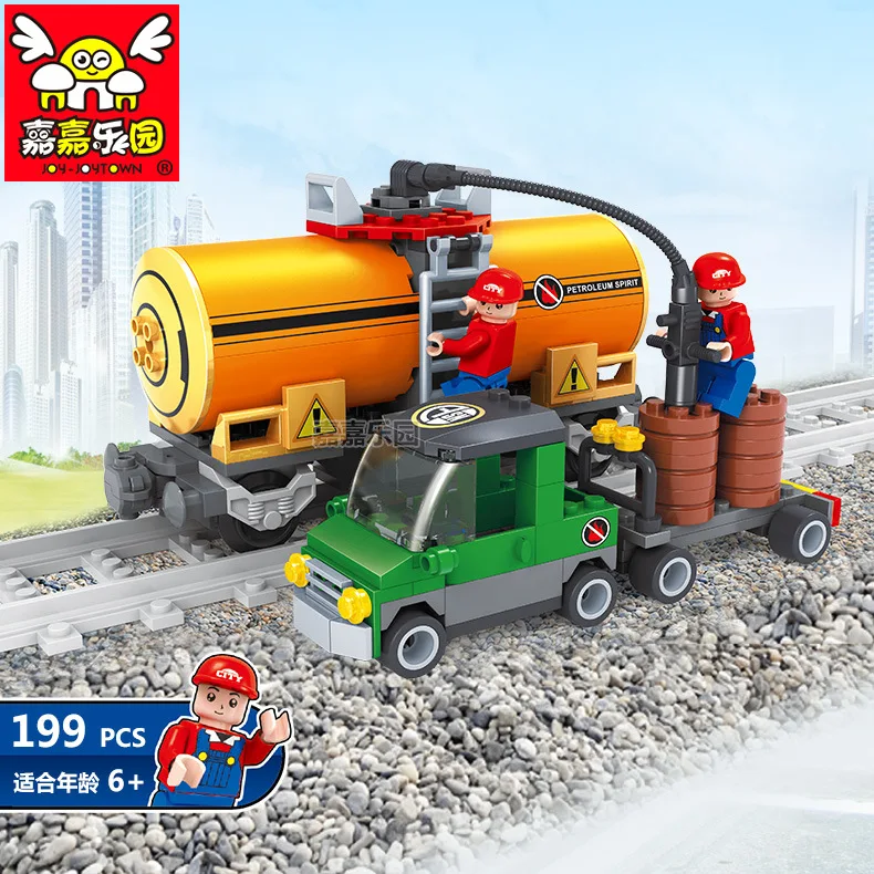 Building Blocks 199pcs Bricks Toys Enlighten train brick Construction Brick Block gift for Children educational toy gas station
Building Blocks 199pcs Bricks Toys Enlighten train brick Construction Brick Block gift for Children educational toy gas station