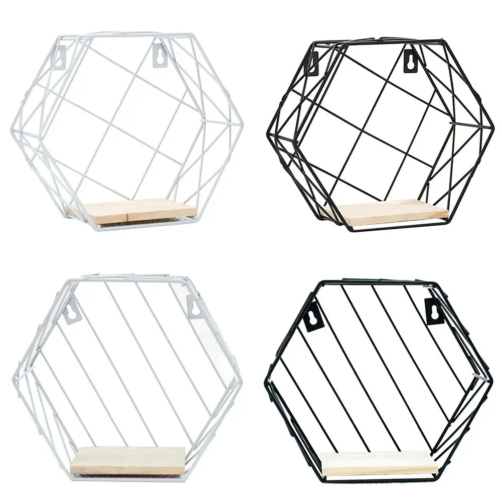 White Black Hexagon Grid Floating Shelf Wrought Iron Wall-mounted Storage Iron Basket Rack For Flower Pots Toys Modern Nordic #
White Black Hexagon Grid Floating Shelf Wrought Iron Wall-mounted Storage Iron Basket Rack For Flower Pots Toys Modern Nordic #