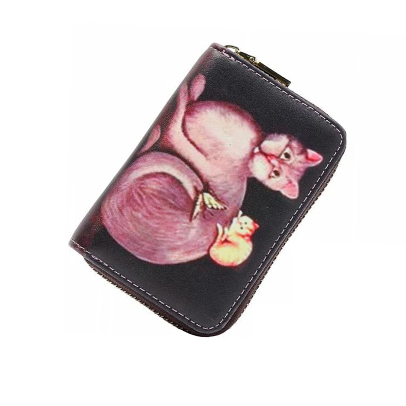 New Printing Card Holder for Women Cute Girls Small Handy Credit Case Pu Leather Metal Zipper Card Cover Bag Short Coin Purse
New Printing Card Holder for Women Cute Girls Small Handy Credit Case Pu Leather Metal Zipper Card Cover Bag Short Coin Purse