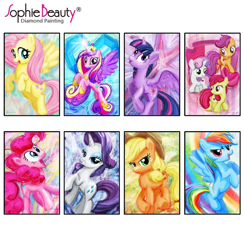 New diy diamond painting Little Pony cross stitch rhinestones crystal diamond embroidery mosaic needlework Home Decoration
New diy diamond painting Little Pony cross stitch rhinestones crystal diamond embroidery mosaic needlework Home Decoration