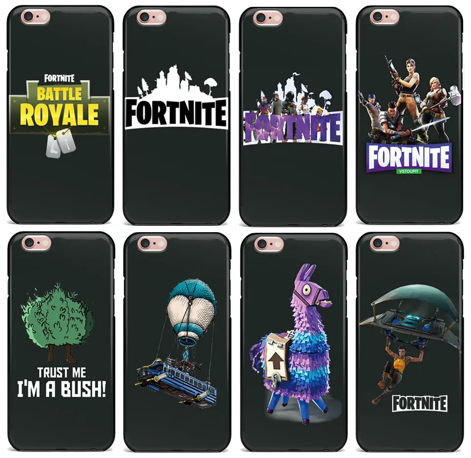 PUNQZY Fortnite Прохладный чехол для iPhone X или 10 8 7 6 S плюс 5 5S SE 5C 4 4S Горячие игры
