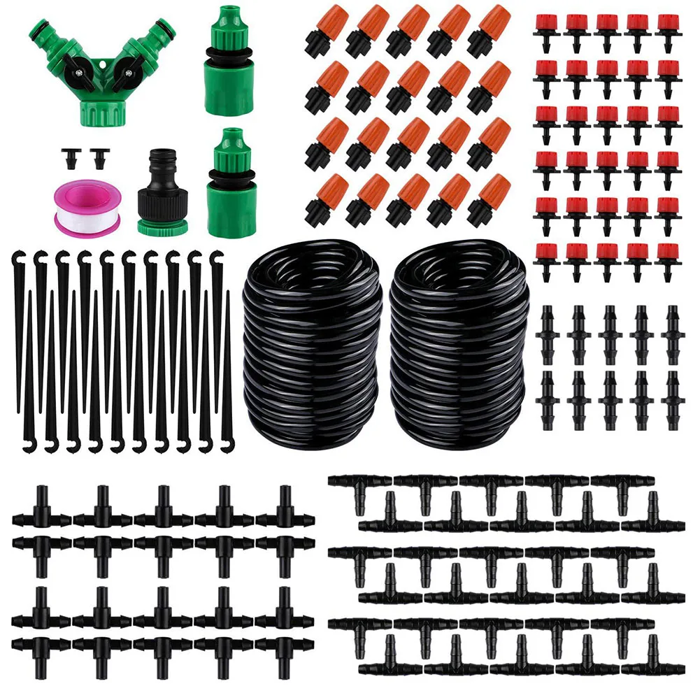 30m System Equipment Accessories Lawn Drip Irrigation Kit For Garden Automatic Watering Plants Emitter Adjustable Flowers DIY
30m System Equipment Accessories Lawn Drip Irrigation Kit For Garden Automatic Watering Plants Emitter Adjustable Flowers DIY