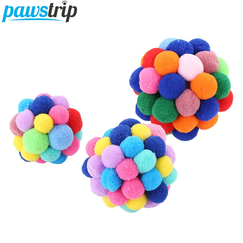 pawstrip 1pc Colorful Ball Cat Toys Bell Interactive Cat Kitten Toys Diameter 5/7cm Elastic Ball Toys For Cats
pawstrip 1pc Colorful Ball Cat Toys Bell Interactive Cat Kitten Toys Diameter 5/7cm Elastic Ball Toys For Cats