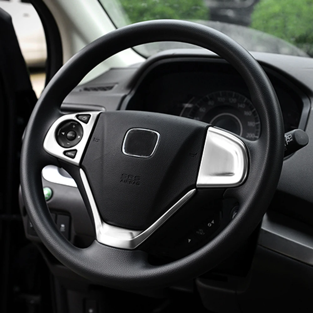 For Honda CRV CR-V 2012-2016 Interior Moldings Matte Chrome Steering Wheel Function Button Trim Cover
For Honda CRV CR-V 2012-2016 Interior Moldings Matte Chrome Steering Wheel Function Button Trim Cover