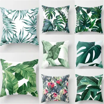 Green Tropical plant Pillow Case Cotton Linen good Cover Decorative for giving your good sleep
Green Tropical plant Pillow Case Cotton Linen good Cover Decorative for giving your good sleep