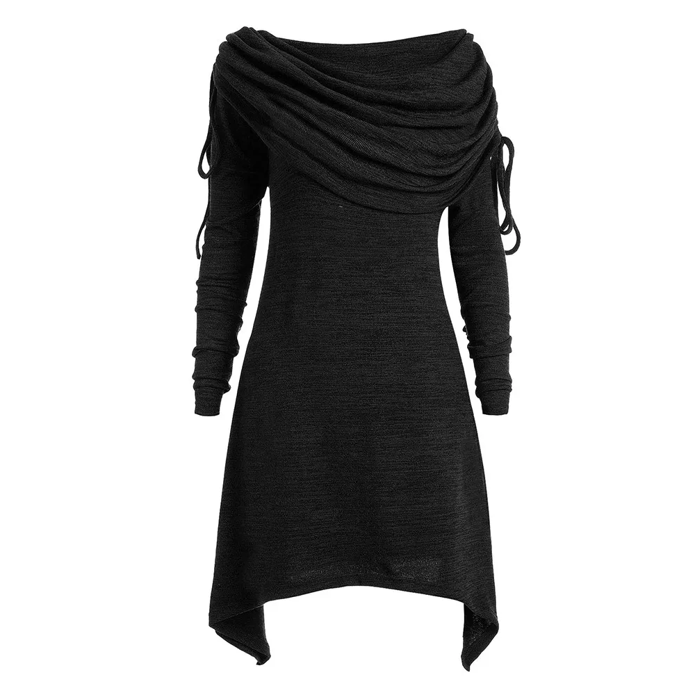 2018 Fall Gothic Casual Office Lady Plus Size 5XL Women Mini Dresses Cotton Plain Asymmetric Pleated Girls Big Sizes Short Dress
2018 Fall Gothic Casual Office Lady Plus Size 5XL Women Mini Dresses Cotton Plain Asymmetric Pleated Girls Big Sizes Short Dress