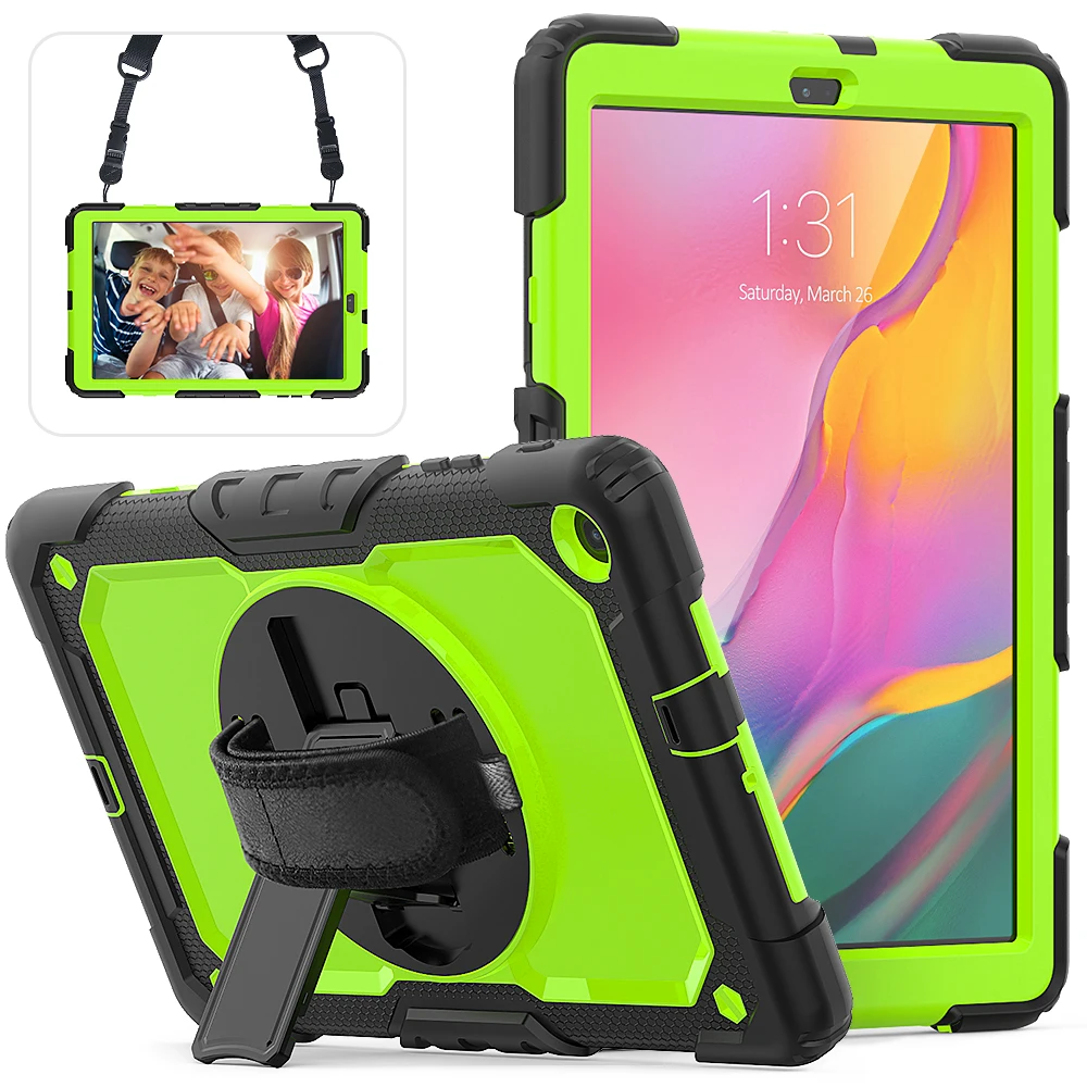For Samsung Galaxy tab A 10.1 2019 SM-T510 SM-T515 Case Kid Shockproof Hand Shoulder Strap Built Screen Protector PC Rubber Case
For Samsung Galaxy tab A 10.1 2019 SM-T510 SM-T515 Case Kid Shockproof Hand Shoulder Strap Built Screen Protector PC Rubber Case