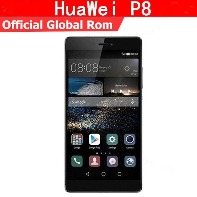 

Original HuaWei P8 4G LTE Mobile Phone Android 5.0 Kirin 935 Octa Core 5.2 Inch IPS 1920X1080 3GB RAM 64GB ROM 13.0MP