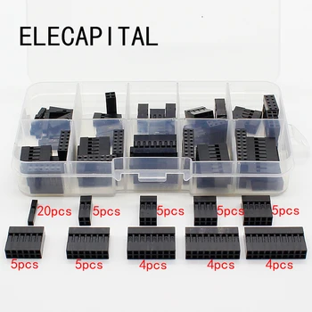 Double row Dupont Kit 1P/2*2/2*3/2*4/ 2*5/2*6/2*7/2*8/ 2*9/ 2*10Pin Housing Plastic Shell Terminal Jumper Wire Connector set
Double row Dupont Kit 1P/2*2/2*3/2*4/ 2*5/2*6/2*7/2*8/ 2*9/ 2*10Pin Housing Plastic Shell Terminal Jumper Wire Connector set