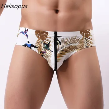 Helisopus Men Breathable Briefs Flowers Print Silky Briefs Shorts Bulge Pouch Underpants Men Sexy Underwear
Helisopus Men Breathable Briefs Flowers Print Silky Briefs Shorts Bulge Pouch Underpants Men Sexy Underwear