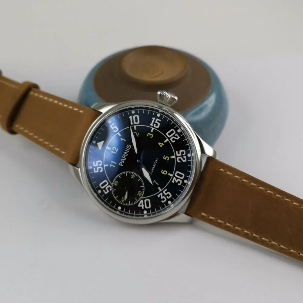 Vintage 44mm parnis classic mechanical men's watch luminous 17 jewels 6497 hand winding movement wrist watch -PM03
Vintage 44mm parnis classic mechanical men's watch luminous 17 jewels 6497 hand winding movement wrist watch -PM03
