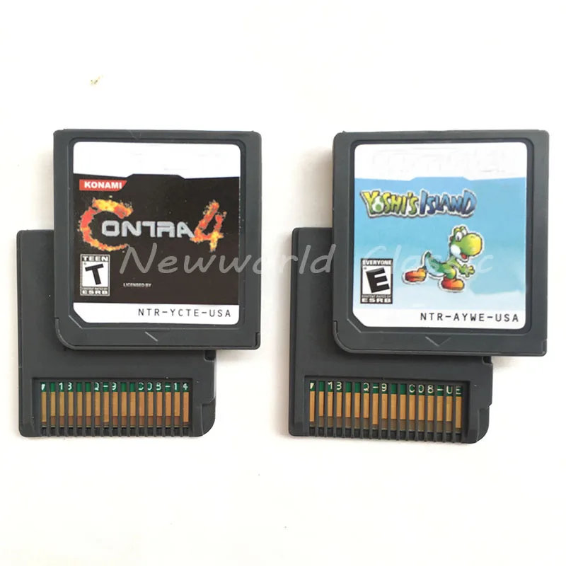 Contra 4 Yoshis_Island HeartGold SoulSilver Black 1 2 White 1 2English Language US Version Video Game Cartridge
Contra 4 Yoshis_Island HeartGold SoulSilver Black 1 2 White 1 2English Language US Version Video Game Cartridge