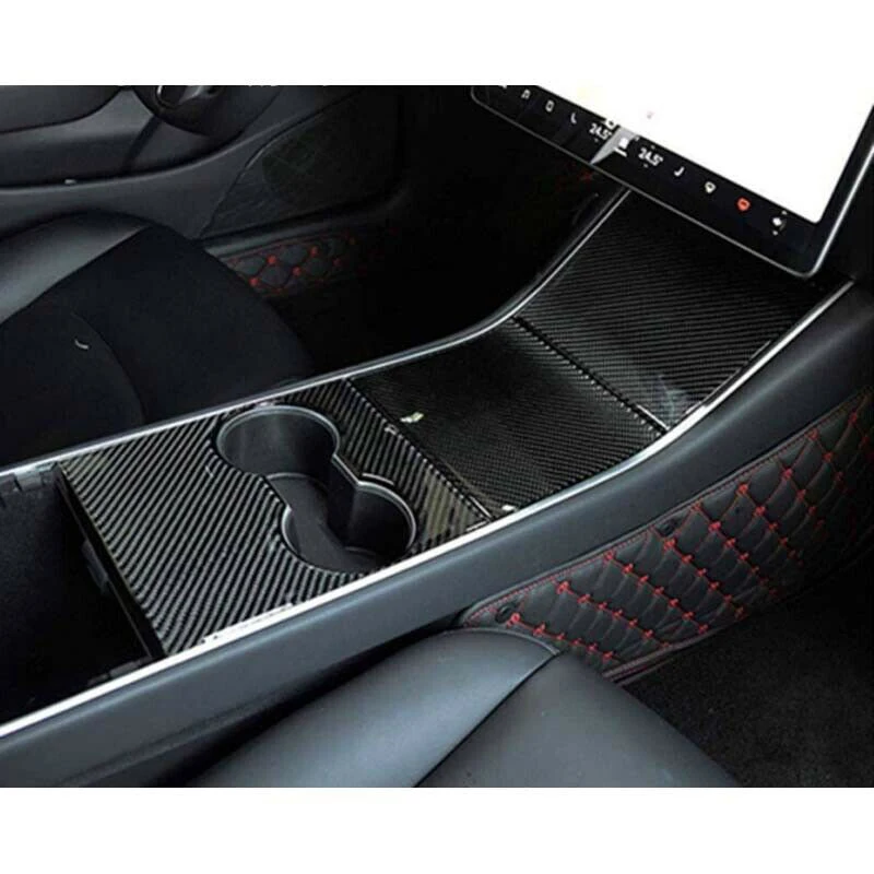 Black Car Water Cup Holder Frame Cover High Quality 23.5*19*1.08cm Auto Center Protection Panel Trim For Tesla Model 3 2018-2019
Black Car Water Cup Holder Frame Cover High Quality 23.5*19*1.08cm Auto Center Protection Panel Trim For Tesla Model 3 2018-2019