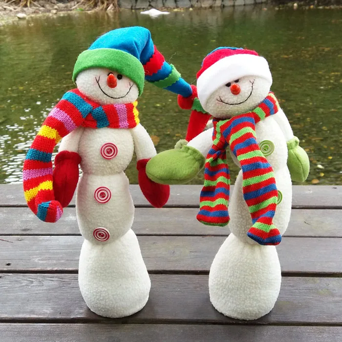 about 30cm Standable and Twistable Plush Christmas Snowman Figurine Decoration Bendable stick snowman doll
about 30cm Standable and Twistable Plush Christmas Snowman Figurine Decoration Bendable stick snowman doll