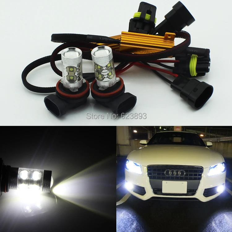 Free shipping, 2x H11 High Power LED Projector car styling Fog Light DRL 50W No Error For Audi A3 A4 A5 S5 A6 Q5 Q7 TT
Free shipping, 2x H11 High Power LED Projector car styling Fog Light DRL 50W No Error For Audi A3 A4 A5 S5 A6 Q5 Q7 TT