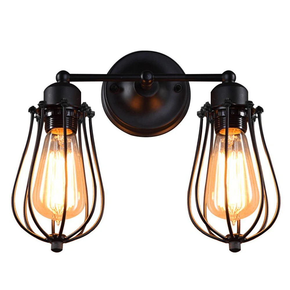 Retro Industrial Edison Simplicity Antique Wall Lamp with Metal Grapefruit shade - Black
Retro Industrial Edison Simplicity Antique Wall Lamp with Metal Grapefruit shade - Black