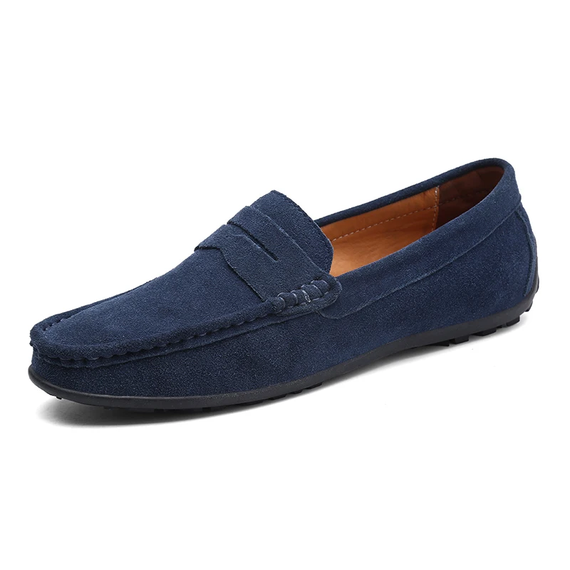 Men Casual Leather Loafers Lightweight Slip on Male Flats Walking Boat Driving Shoe Blue Colorful Man Fashion Moccasins Big Size
Men Casual Leather Loafers Lightweight Slip on Male Flats Walking Boat Driving Shoe Blue Colorful Man Fashion Moccasins Big Size