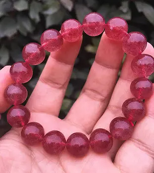Natural Red Ice Strawberry Quartz Crystal Stretch Beads Bracelet 13mm AAAA For Woman Healing Stone AAAAA
Natural Red Ice Strawberry Quartz Crystal Stretch Beads Bracelet 13mm AAAA For Woman Healing Stone AAAAA