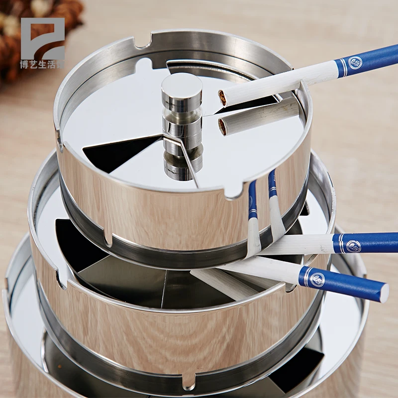 Stainless steel rotary cover ashtray sealed windproof smoke cup office and home tea table fashion ashtray European smoke cup
Stainless steel rotary cover ashtray sealed windproof smoke cup office and home tea table fashion ashtray European smoke cup