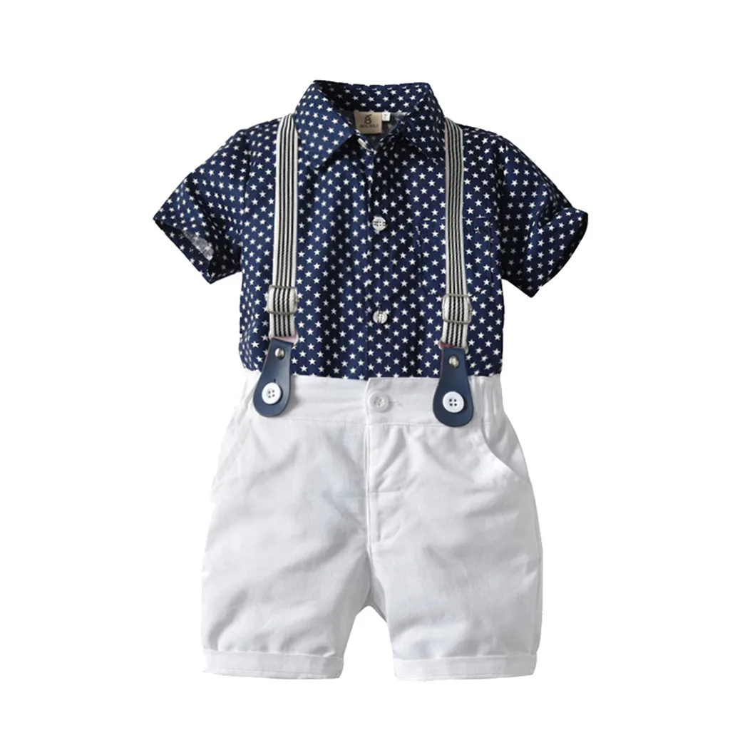 Summer Toddler Boy Clothes Sets 2019 Boy Stars Print Shirt+Shorts Bow Children Clothing Gentleman Suit Kids Dresses For Boys
Summer Toddler Boy Clothes Sets 2019 Boy Stars Print Shirt+Shorts Bow Children Clothing Gentleman Suit Kids Dresses For Boys
