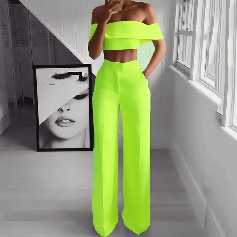 Summer Sexy Club Hip Hop Plus Size African Women Jumpsuits Off Shoulder Shirt Straight Pants Plain Falbala Female Chic Rompers
Summer Sexy Club Hip Hop Plus Size African Women Jumpsuits Off Shoulder Shirt Straight Pants Plain Falbala Female Chic Rompers