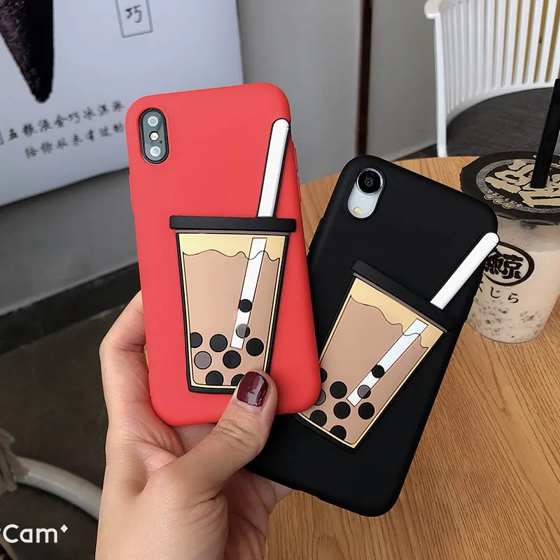 Interesting three-dimensional pearl milk tea mobile phone shell free of freight For iPhone XS MAX X 8 7 6S 6 Plus
Interesting three-dimensional pearl milk tea mobile phone shell free of freight For iPhone XS MAX X 8 7 6S 6 Plus
