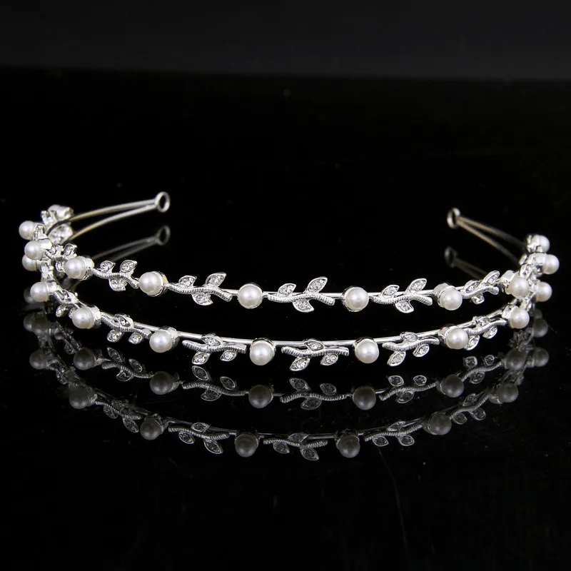 Pearl And Crystal Bridal Tiaras Wedding Crown Leafe Crystal Diadem For Bride Hair Jewelry Hairband Accessories Hot Selling
Pearl And Crystal Bridal Tiaras Wedding Crown Leafe Crystal Diadem For Bride Hair Jewelry Hairband Accessories Hot Selling