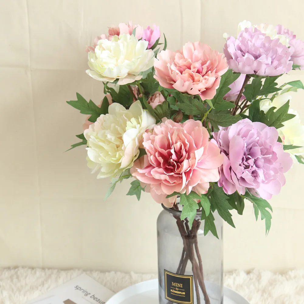 1 PC Beautiful Artificial Flower Vivid Peony Fake Leaf Floral For Party Wedding Decoration Home Decor #VE
1 PC Beautiful Artificial Flower Vivid Peony Fake Leaf Floral For Party Wedding Decoration Home Decor #VE