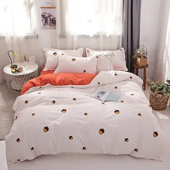 Bedding sets Simple Style Duvet cover flat sheet Queen size 4pc Duvet cover sets Twin Full size Dropshiping Fashion Acorn
Bedding sets Simple Style Duvet cover flat sheet Queen size 4pc Duvet cover sets Twin Full size Dropshiping Fashion Acorn