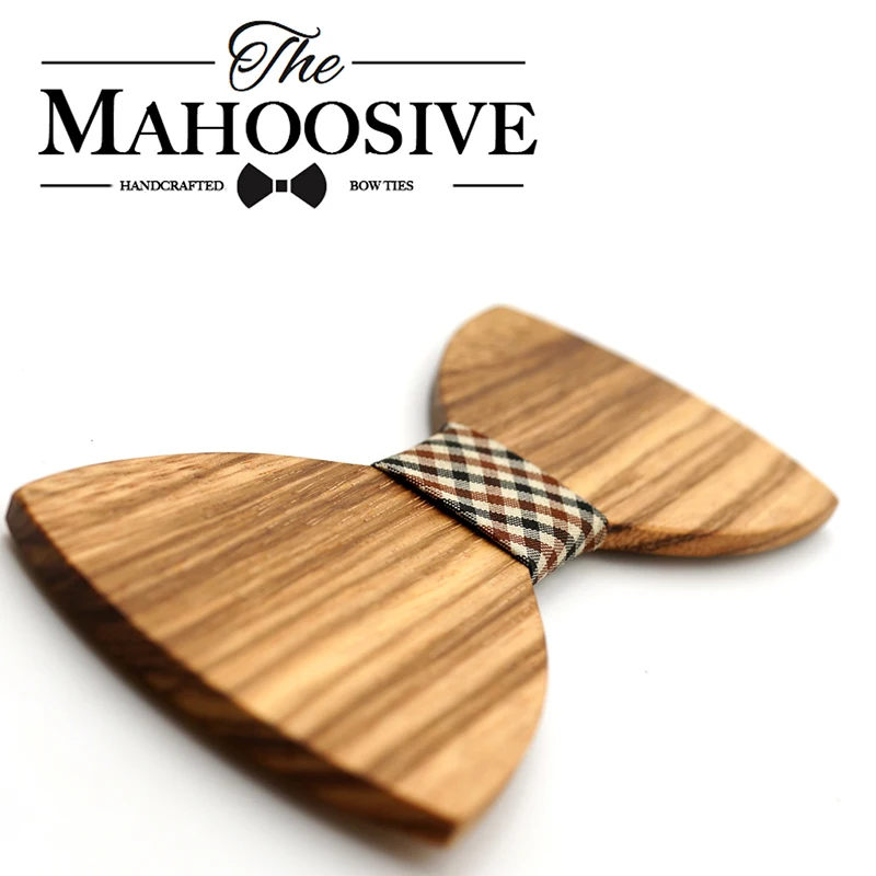Mahoosive butterfly men Tie Bow 2017 Fun Personality Wooden Bow Ties Bowtie Butterflies Great Gift wholesale 7
