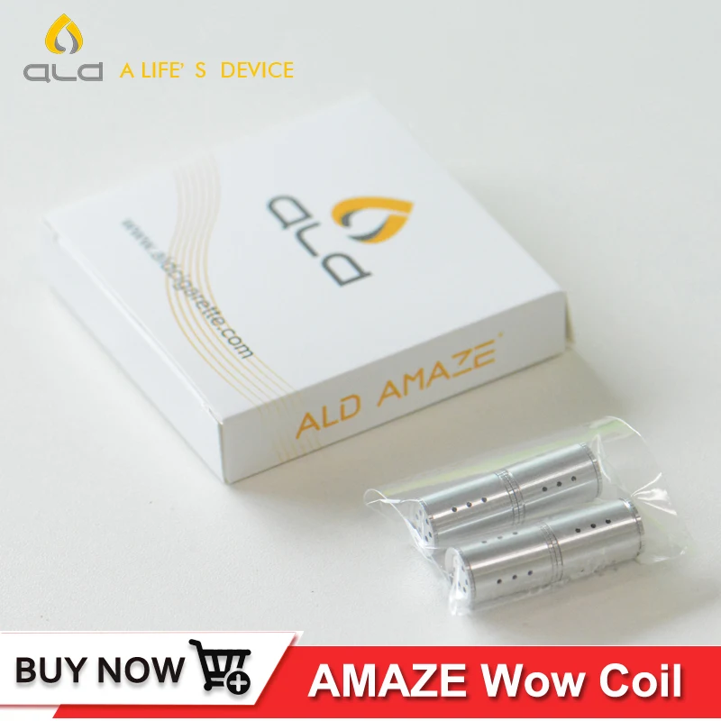 4PCS Original ALD Amaze Ceramic Coil Replacement stainless heating coils head for ALD AMAZE wow dry herb vaporizer kit vape pen
4PCS Original ALD Amaze Ceramic Coil Replacement stainless heating coils head for ALD AMAZE wow dry herb vaporizer kit vape pen