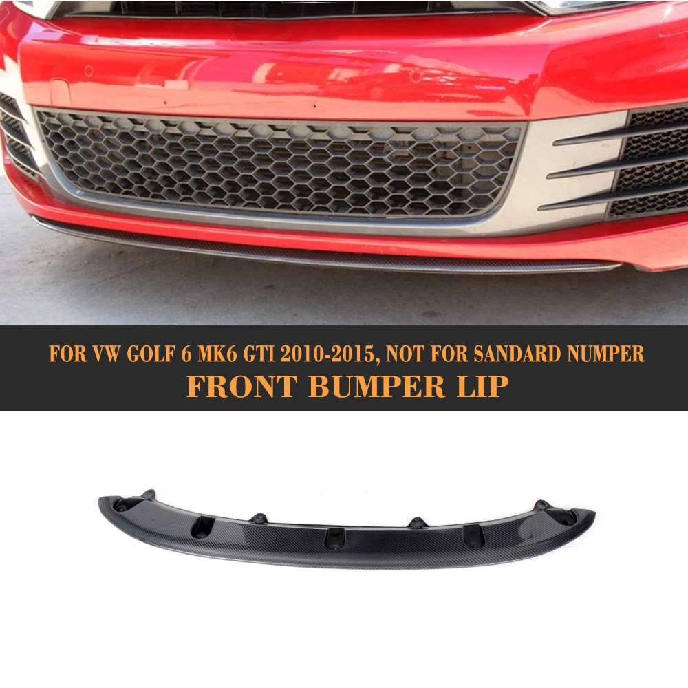 Front Bumper Lip Spoiler For Volkswagen VW Golf 6 MK6 GTI 2010 2011 2012 2013 Black FRP Carbon Fiber Car Spoiler Diffuser
Front Bumper Lip Spoiler For Volkswagen VW Golf 6 MK6 GTI 2010 2011 2012 2013 Black FRP Carbon Fiber Car Spoiler Diffuser