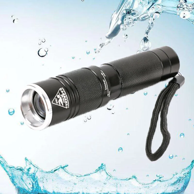 Diving Light XML T6 LED Flashlight Zoomable Lamp Torch Underwater 50m Waterproof 18650 or 3 AAA Battery Diver Torch Flashlight
Diving Light XML T6 LED Flashlight Zoomable Lamp Torch Underwater 50m Waterproof 18650 or 3 AAA Battery Diver Torch Flashlight