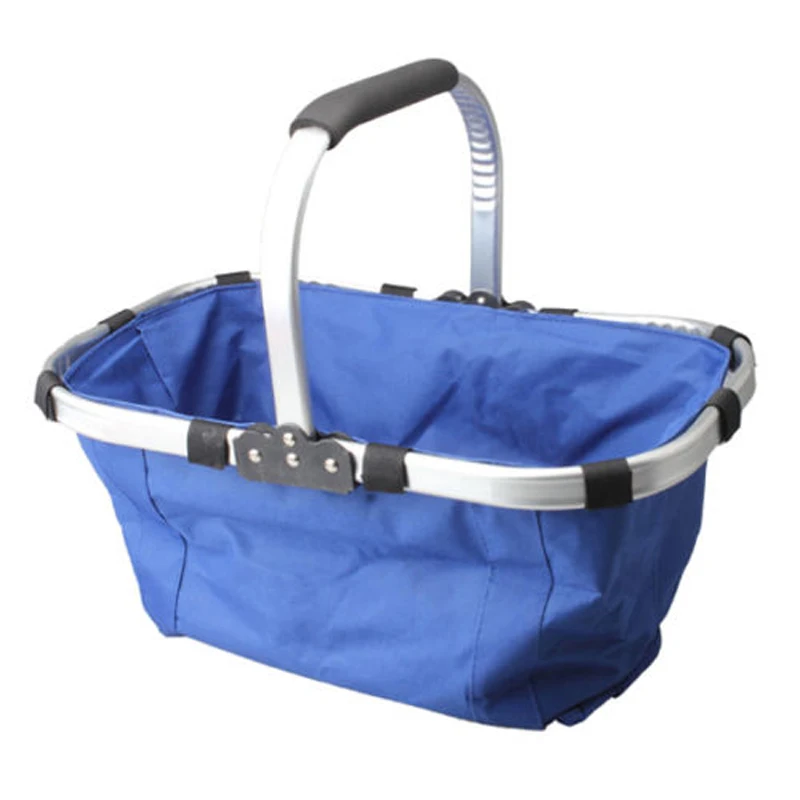 Foldable Eco Shopping Basket Carry Bag Folding Aluminium Frame Eco-friendly Collapsible Grocery Picnic Storage Basket
Foldable Eco Shopping Basket Carry Bag Folding Aluminium Frame Eco-friendly Collapsible Grocery Picnic Storage Basket
