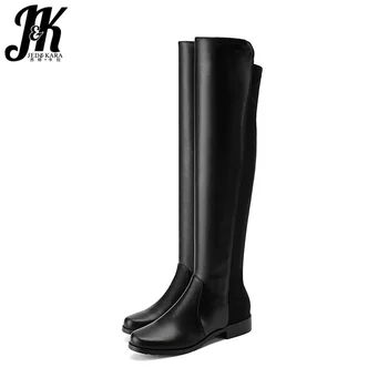 JK 2018 High Quality Lady Knee High Boot Stretch Woman Riding Boot Low Sqaure Heel Women Shoe Autumn Winter Booty Big Size
JK 2018 High Quality Lady Knee High Boot Stretch Woman Riding Boot Low Sqaure Heel Women Shoe Autumn Winter Booty Big Size